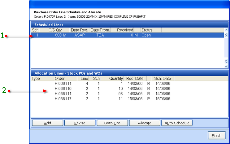 po sched add